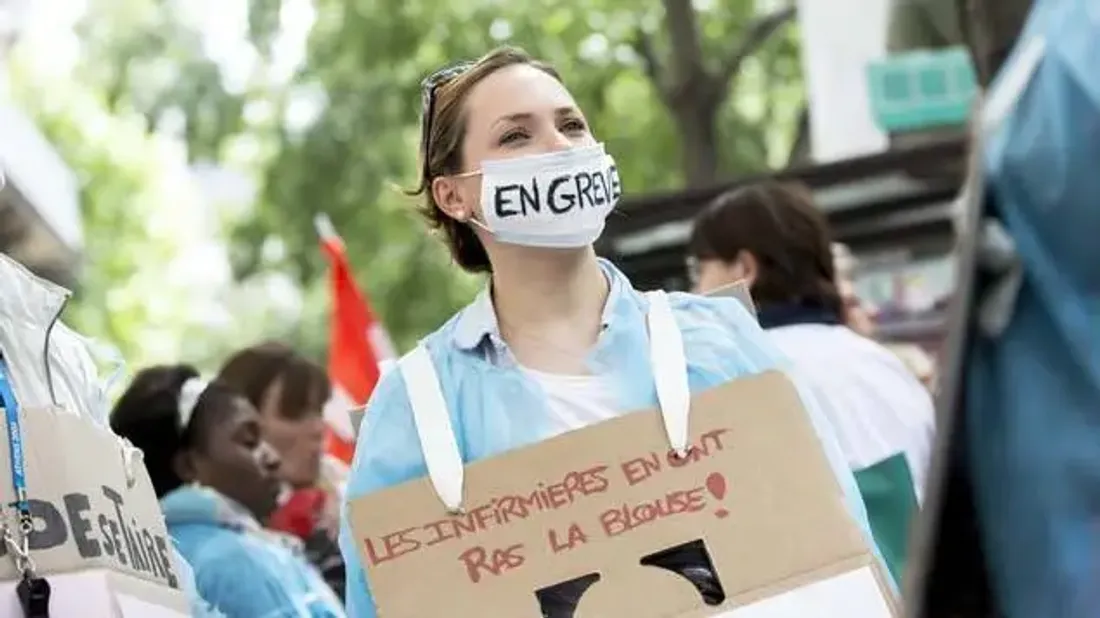 Les infirmiers se mobilisent en Alsace le mardi 19 mars 