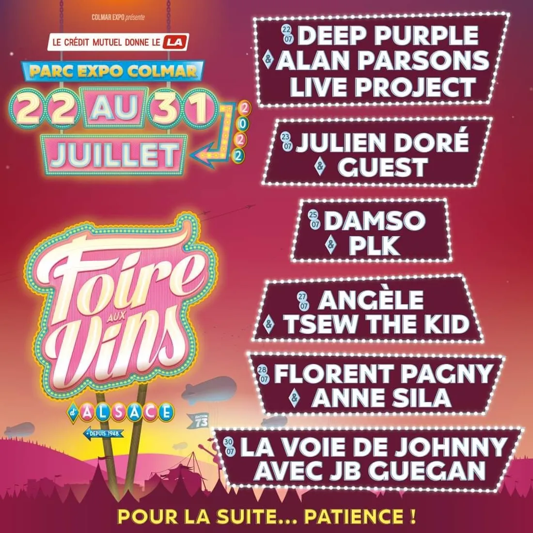 Les premiers noms de la FAV 2022