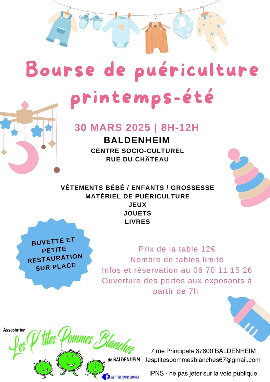 Bourse de puériculture printemps-été baldenheim