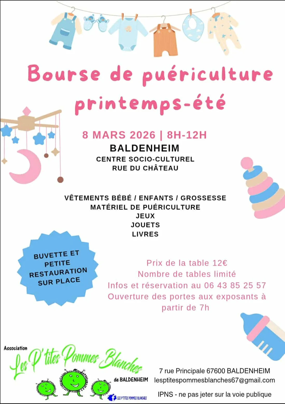 Bourse puériculture printemps été à Baldenheim