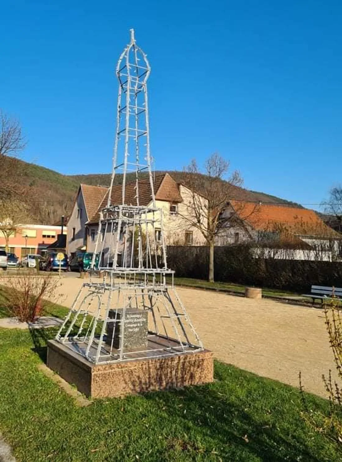La Tour Eiffel était installée à Buhl depuis 2003
