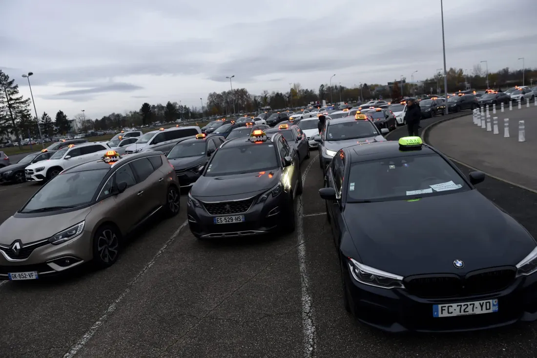Une opération des taxis aura lieu au départ de l'aéroport de Strasbourg lundi à 7h15 