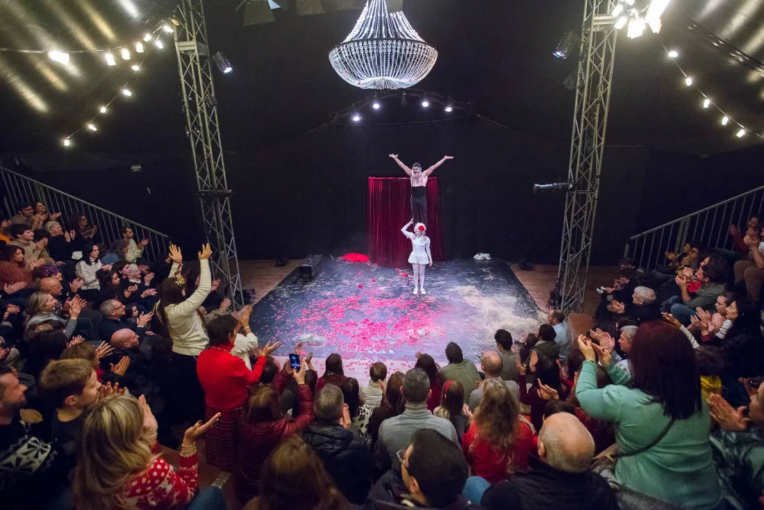 La compagnie Les rois vagabonds est le fil rouge de cet évènement éphémère