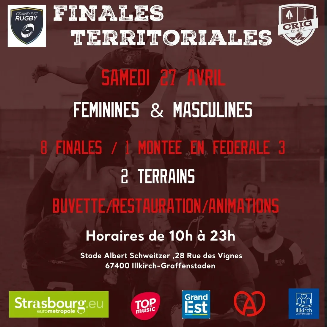 Rugby : Finales Territoriales de la Région Grand-Est