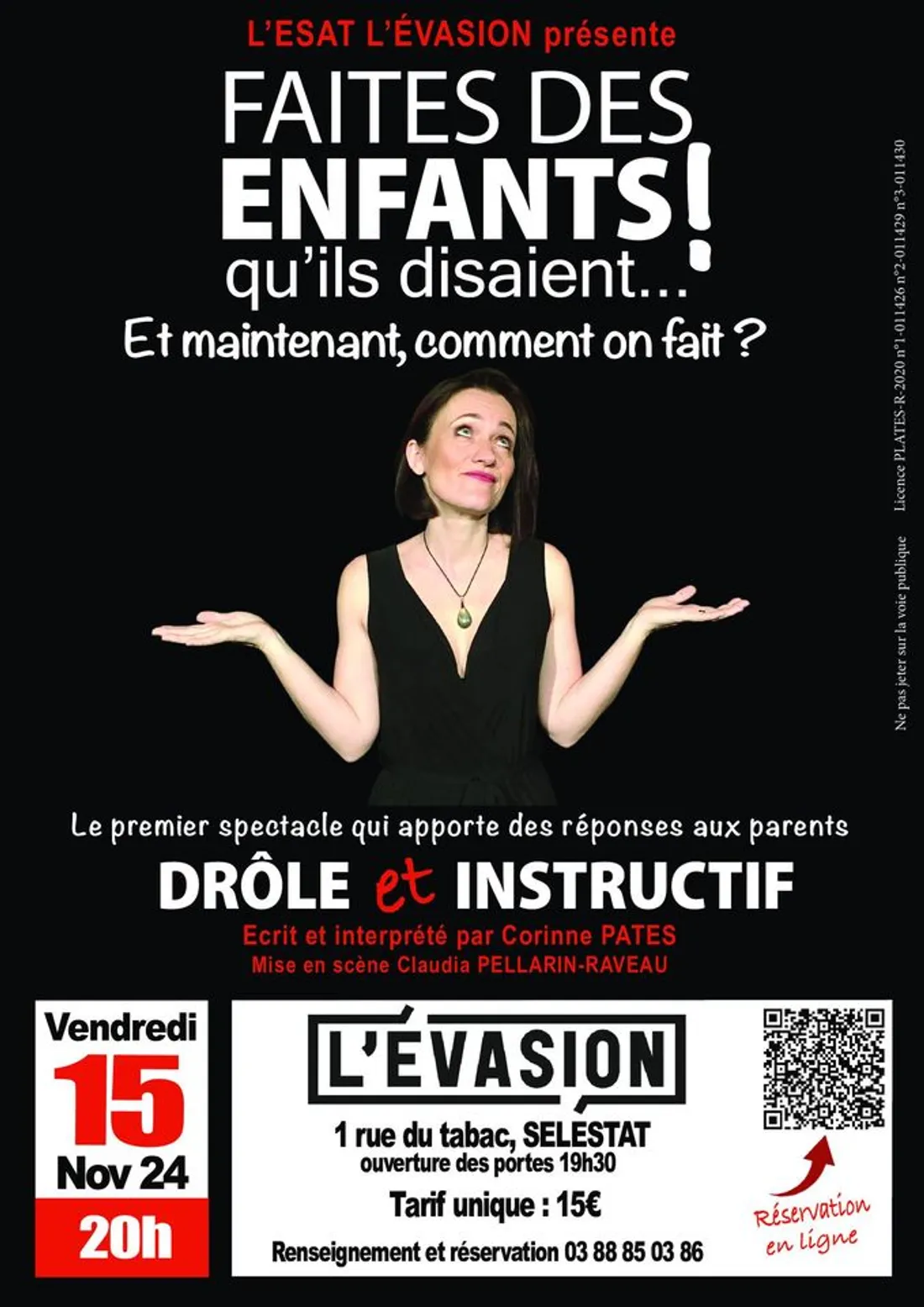 Faites des enfants qu'ils disaient...Spectacle humour de Corine PATES