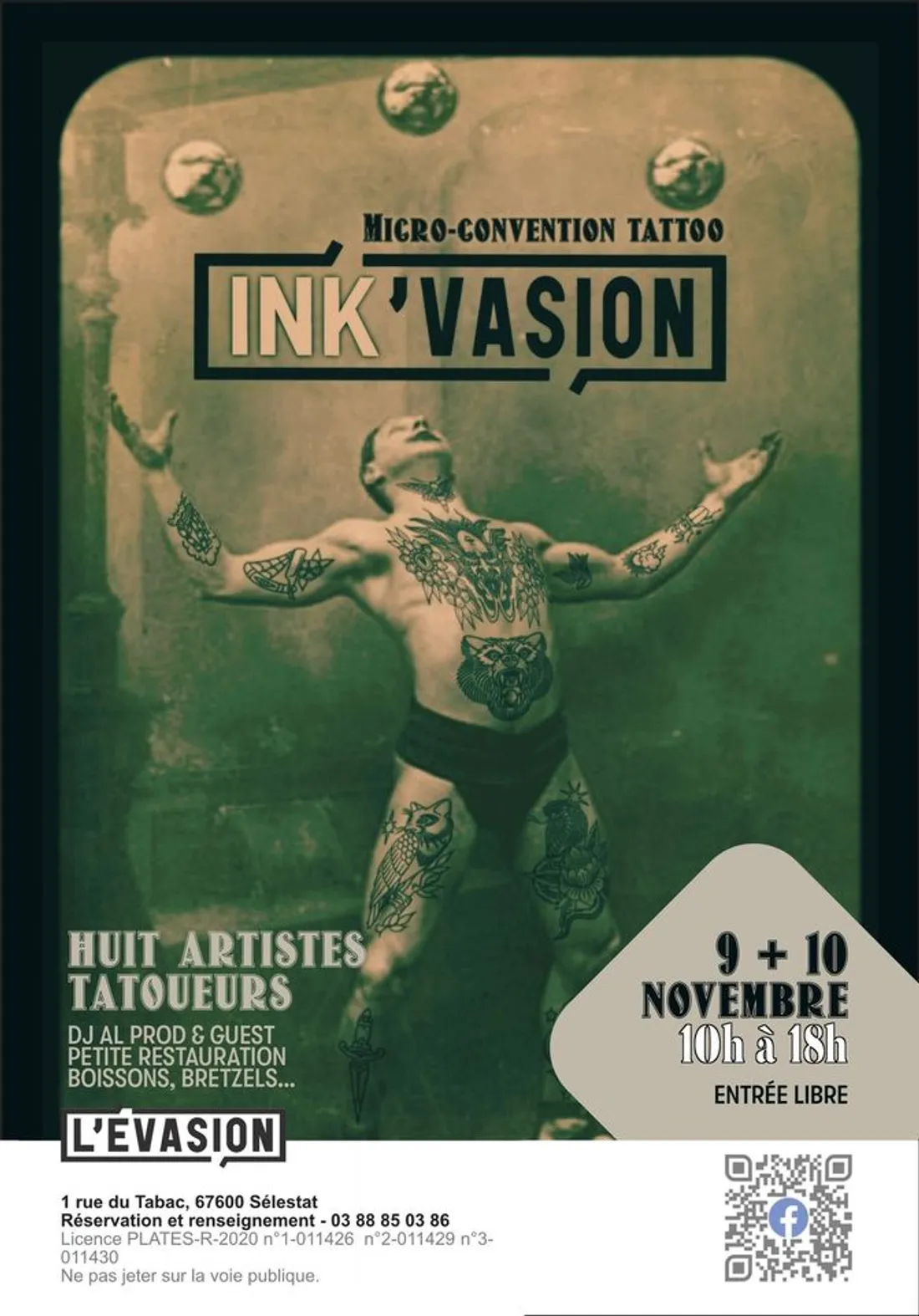 INK'VASION - Micro Convention TATOO à l'Évasion