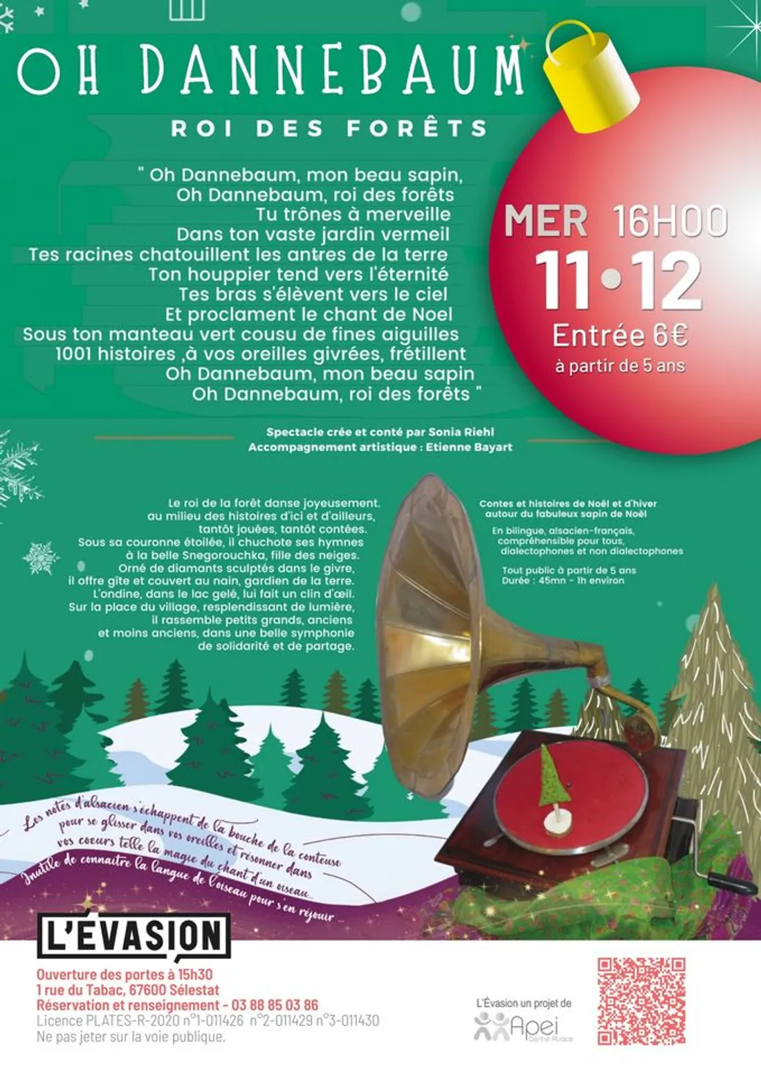 Oh Dannebaum - Spectacle pour enfants à l'Évasion