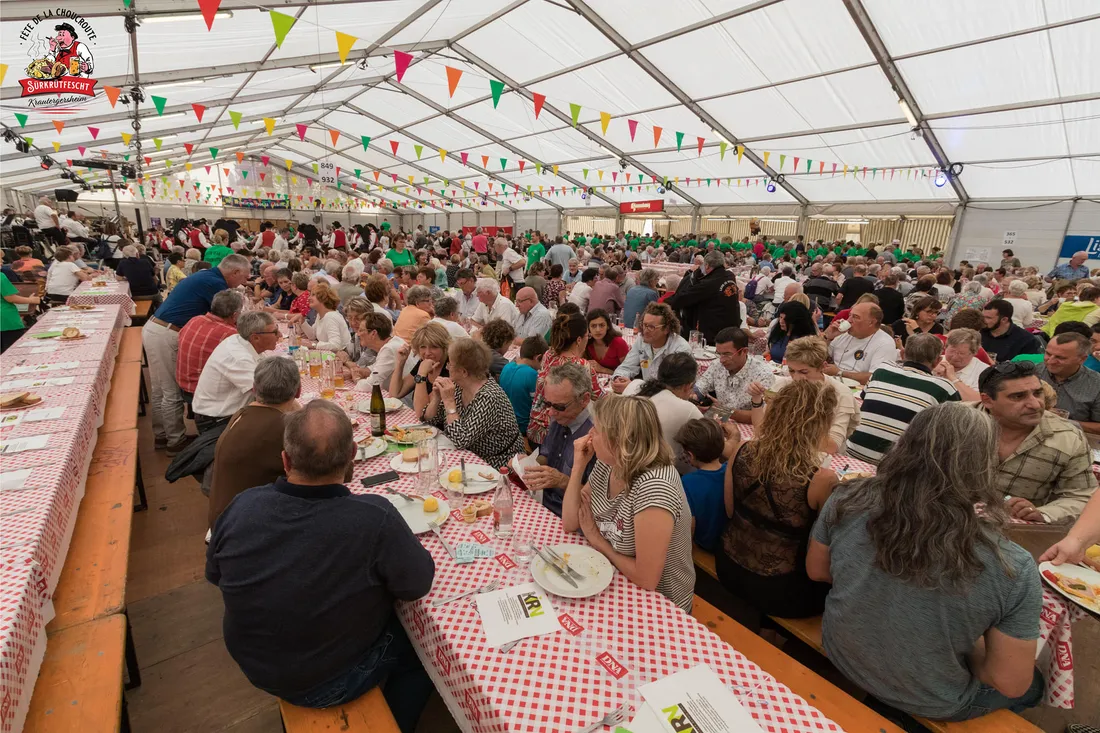 1800 personnes sont attendues pendant les 3 jours de la fête de la choucroute à Krautergersheim