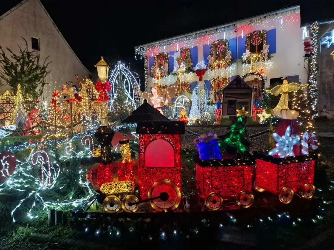 La Maison illuminée de Berg est à découvrir à toutes les saisons, notamment à Noël