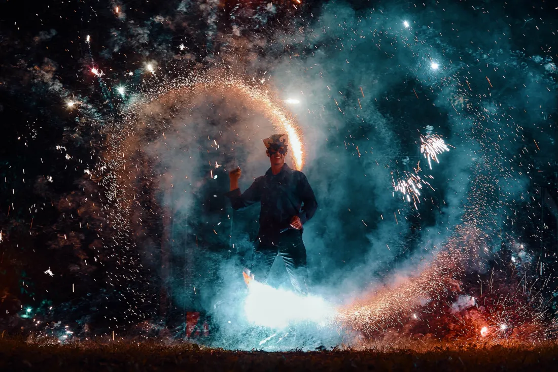 Les soirées d'été sont pleines de lumières au Parc de Wesserling