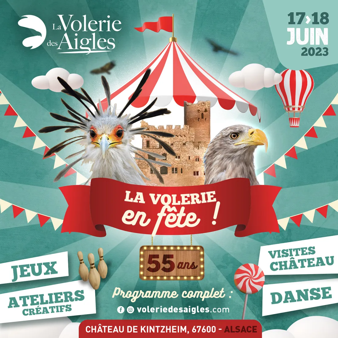 55 ans : La Volerie des Aigles en fête !