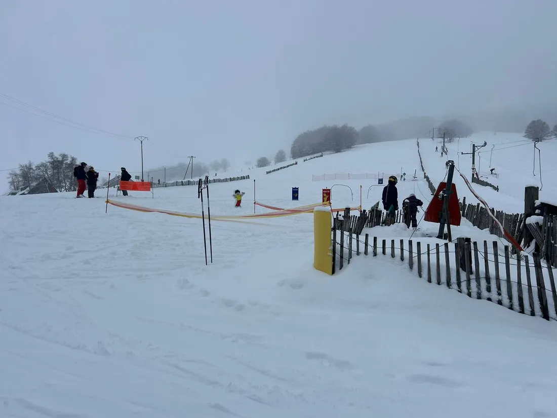 La Station du Grand Ballon sous la neige