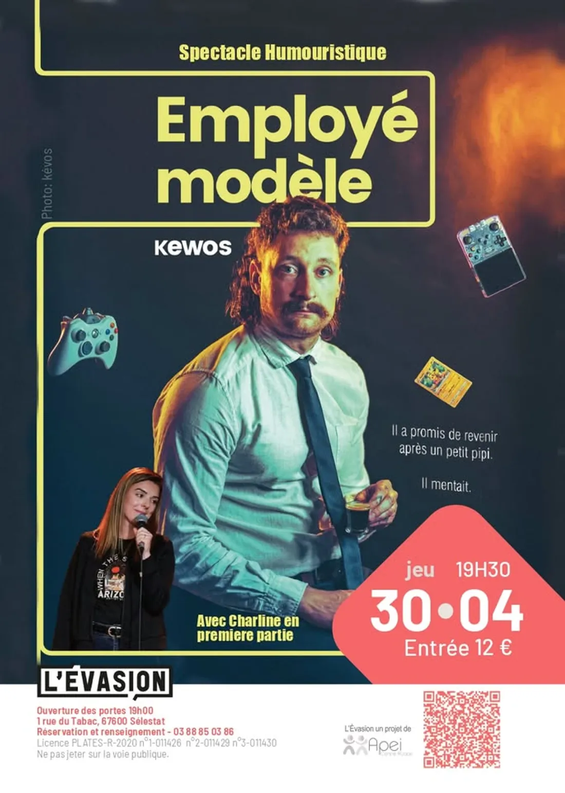 Soirée humoristique - Charline et Kevos "Employé modèle"