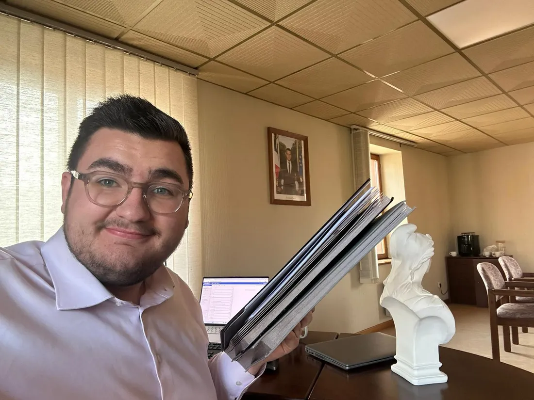 Tom Paulus, lors de la première journée dans l'exercice de ses fonctions