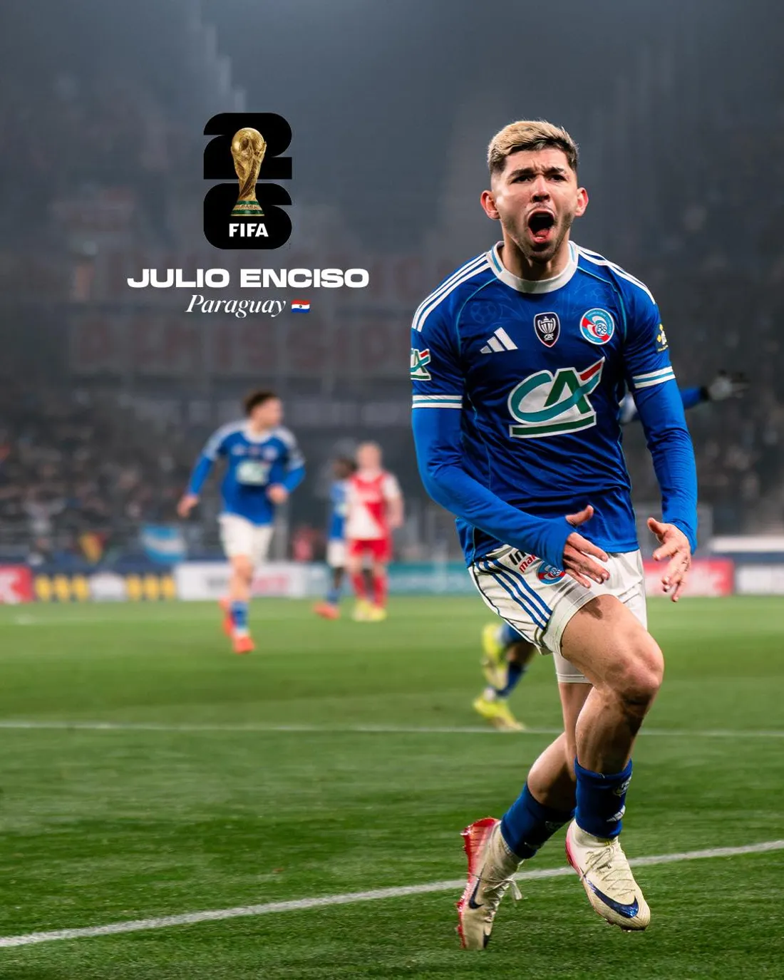 Julio Enciso disputera la Coupe du Monde 2026