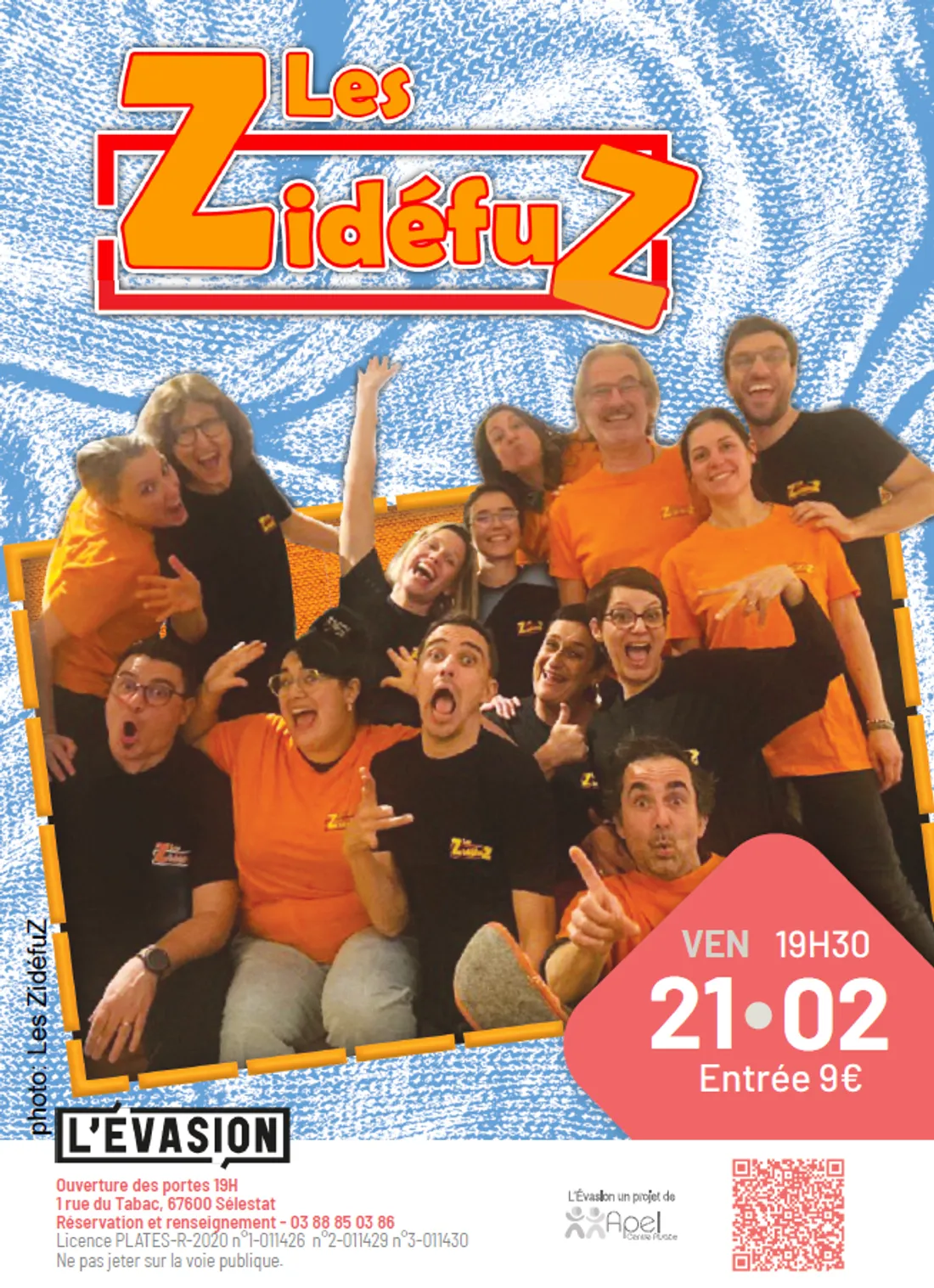 Théâtre d'improvisation : les Zidéfuz