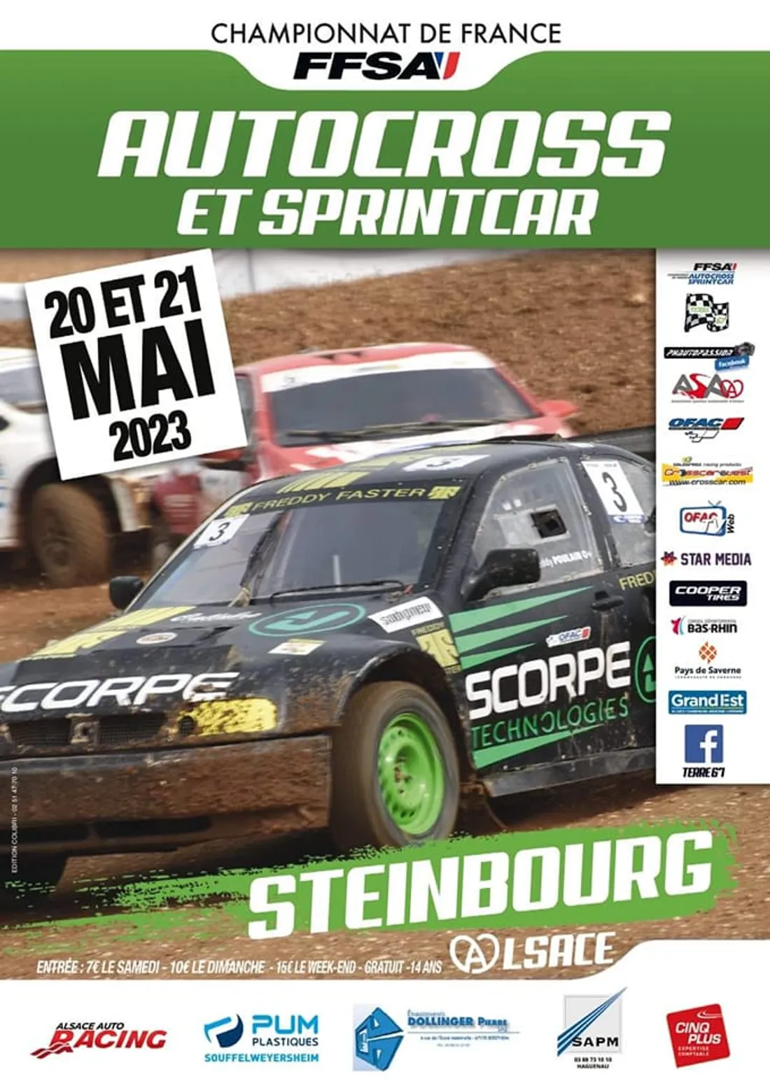 Championnat de France d’Autocross et Sprintcar à Steinbourg