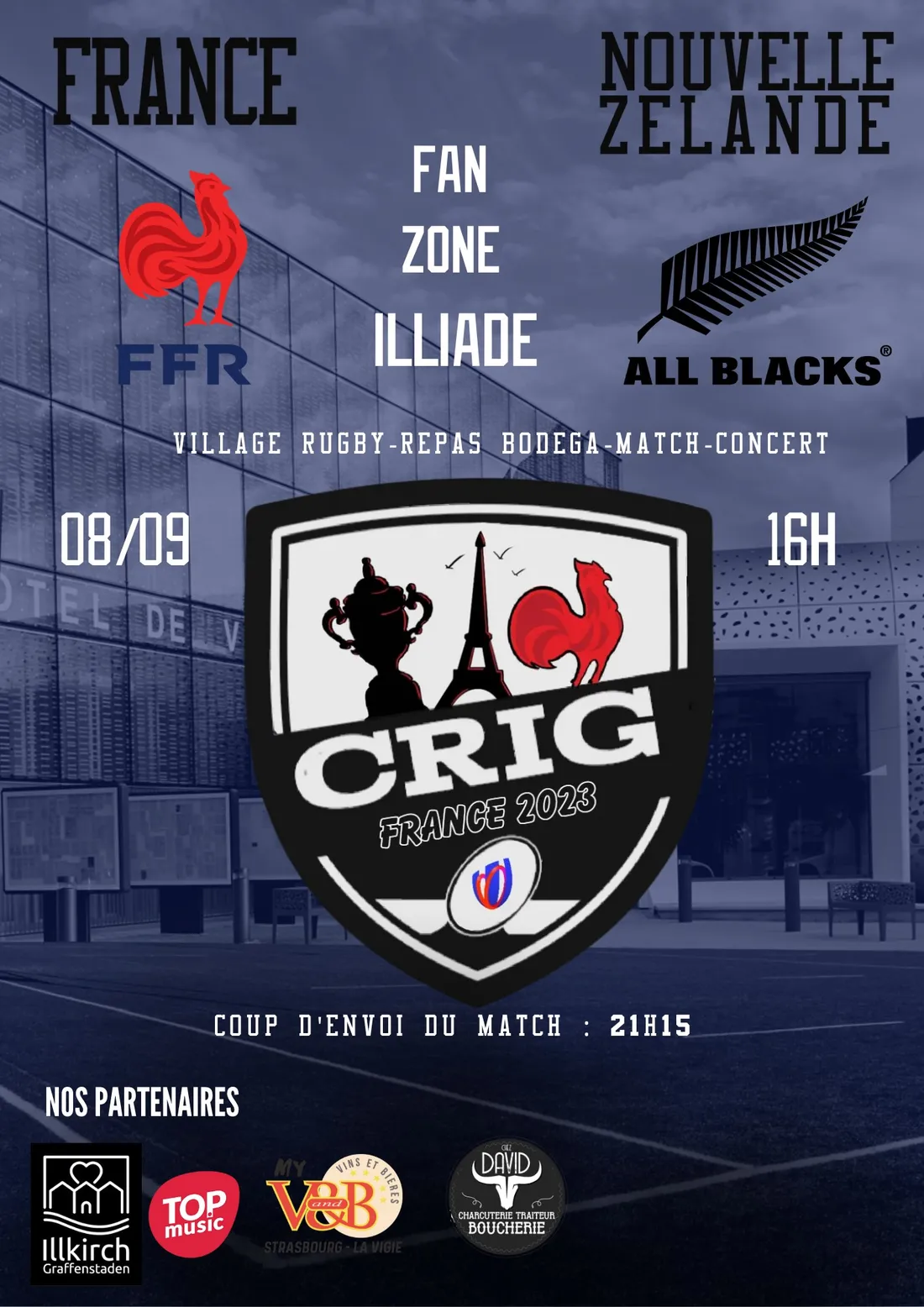 ouverture CRIG match d’ouverture de la coupe du monde de Rugby 