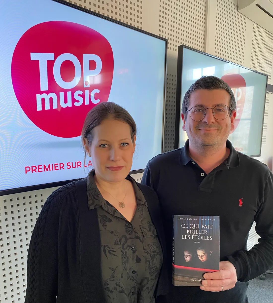 Aurélien Benoilid & Maud Nisand, les auteurs de "Ce qui fait briller les étoiles" (Flammarion)