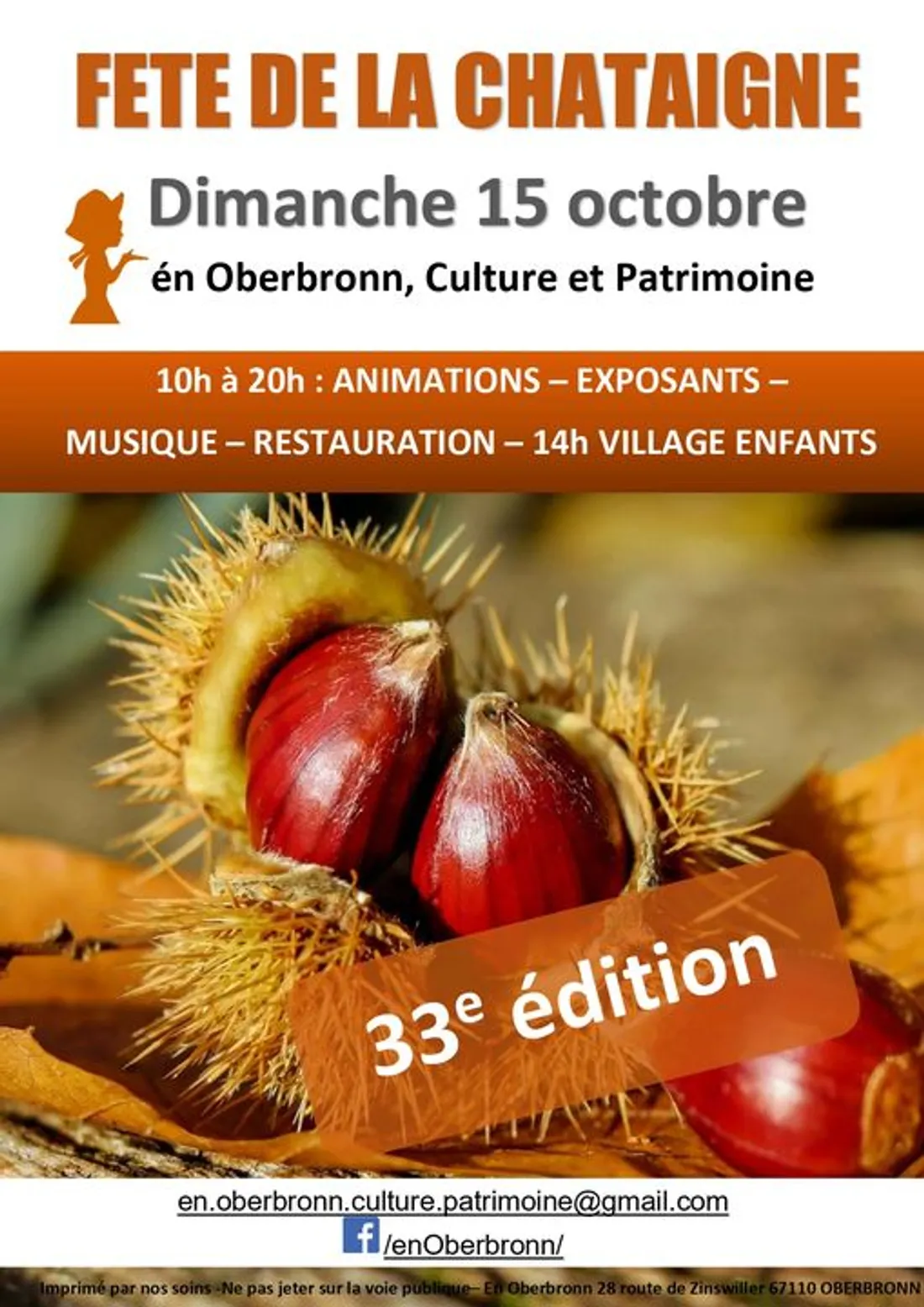 La Fête de la Châtaigne à Oberbronn