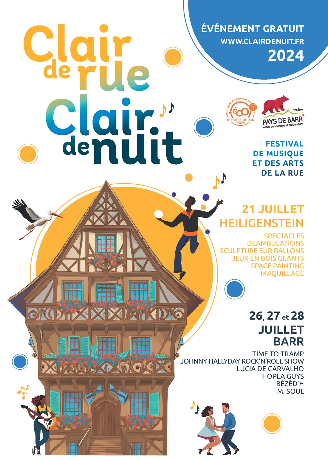 Festival Clair de Rue & Clair de Nuit 2024