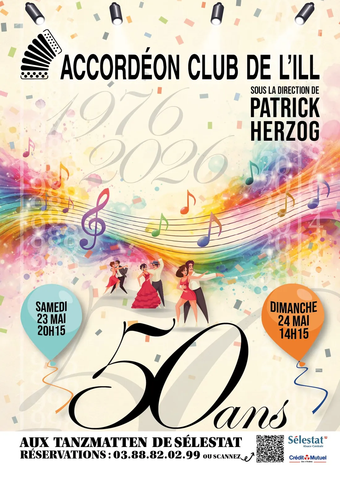 Concert de l'accordéon Club de l'Ill pour ses 50 ans 