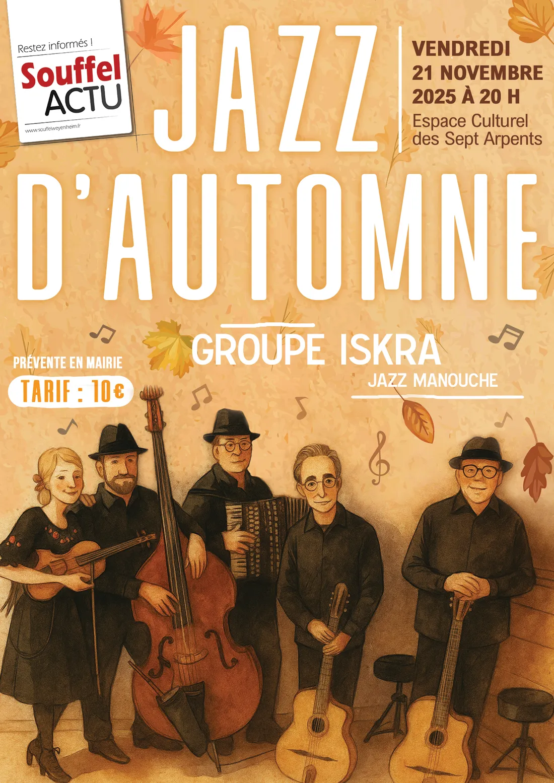 Soirée Jazz d'Automne souffelweyersheim