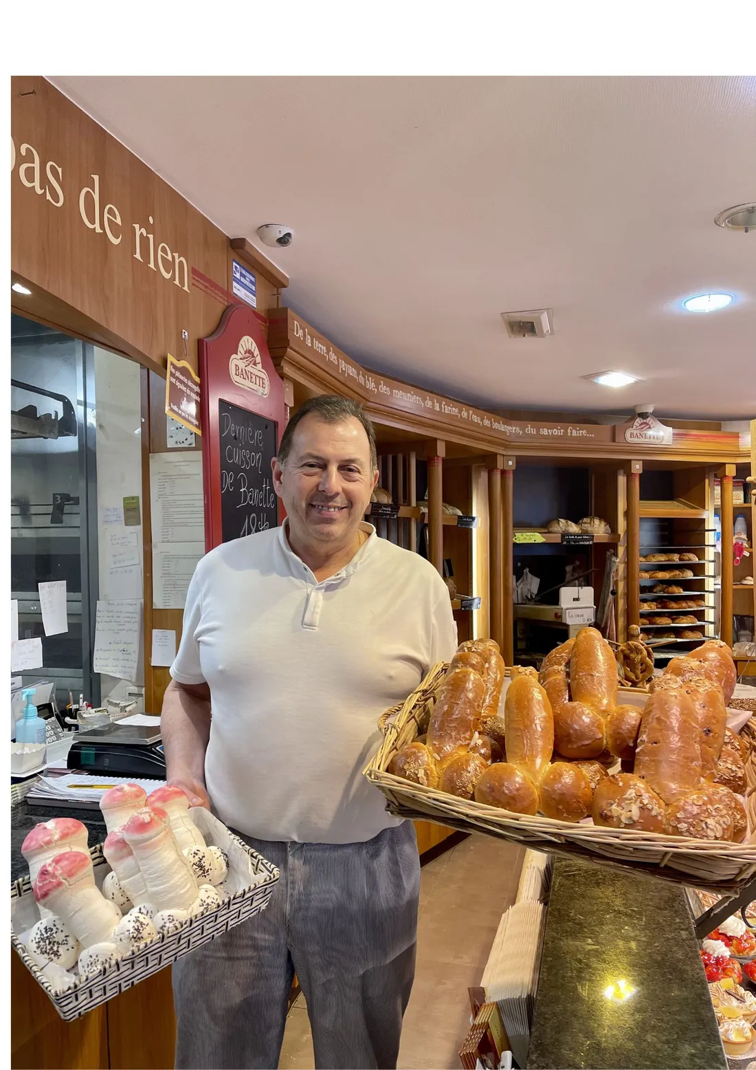 Claude Kraetz, gérant de la boulangerie pâtisserie Kraetz nous présente ses créations