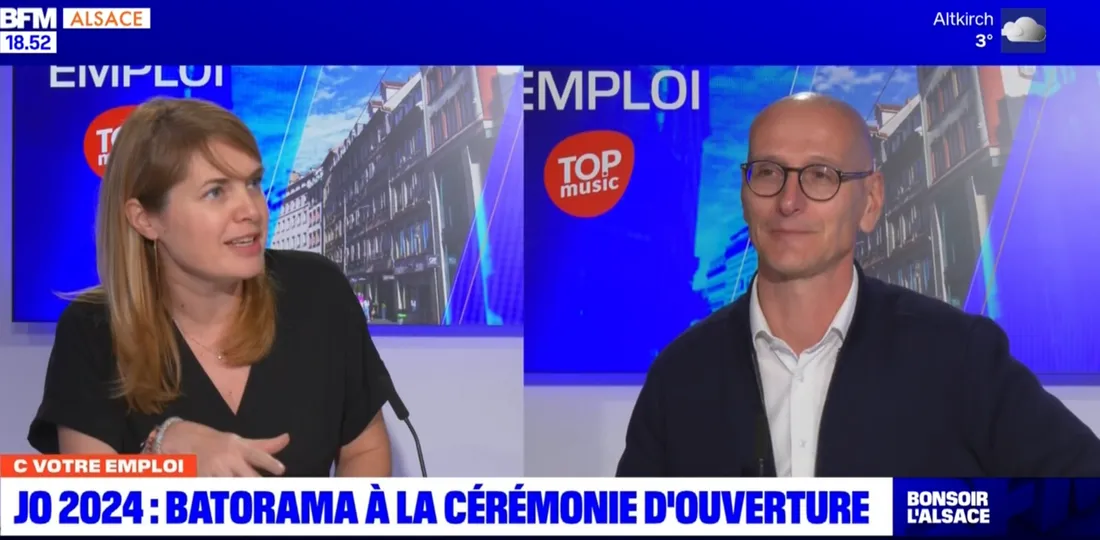 Reynald Schaich, directeur adjoint de Batorama était l'invité de "C Votre Emploi" sur BFM Alsace