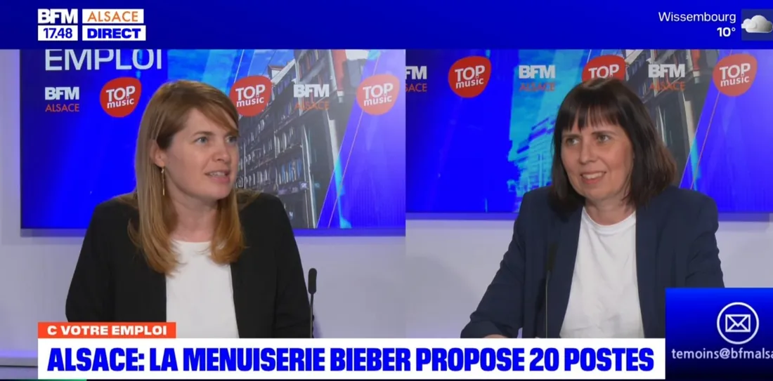 Anne Gerné, responsable RH et finances Bieber Bois est l'invitée de "C Votre Emploi"