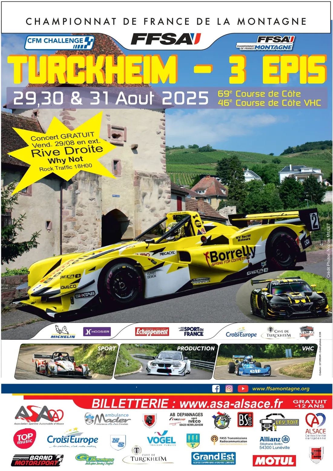 69ème Course de Côte Turckheim - Trois Épis 2025