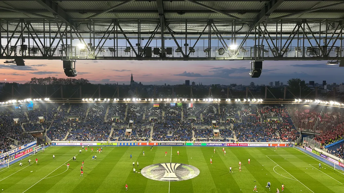 La Meinau lors de la victoire 4-0 face à Mayence, le 17 avril.