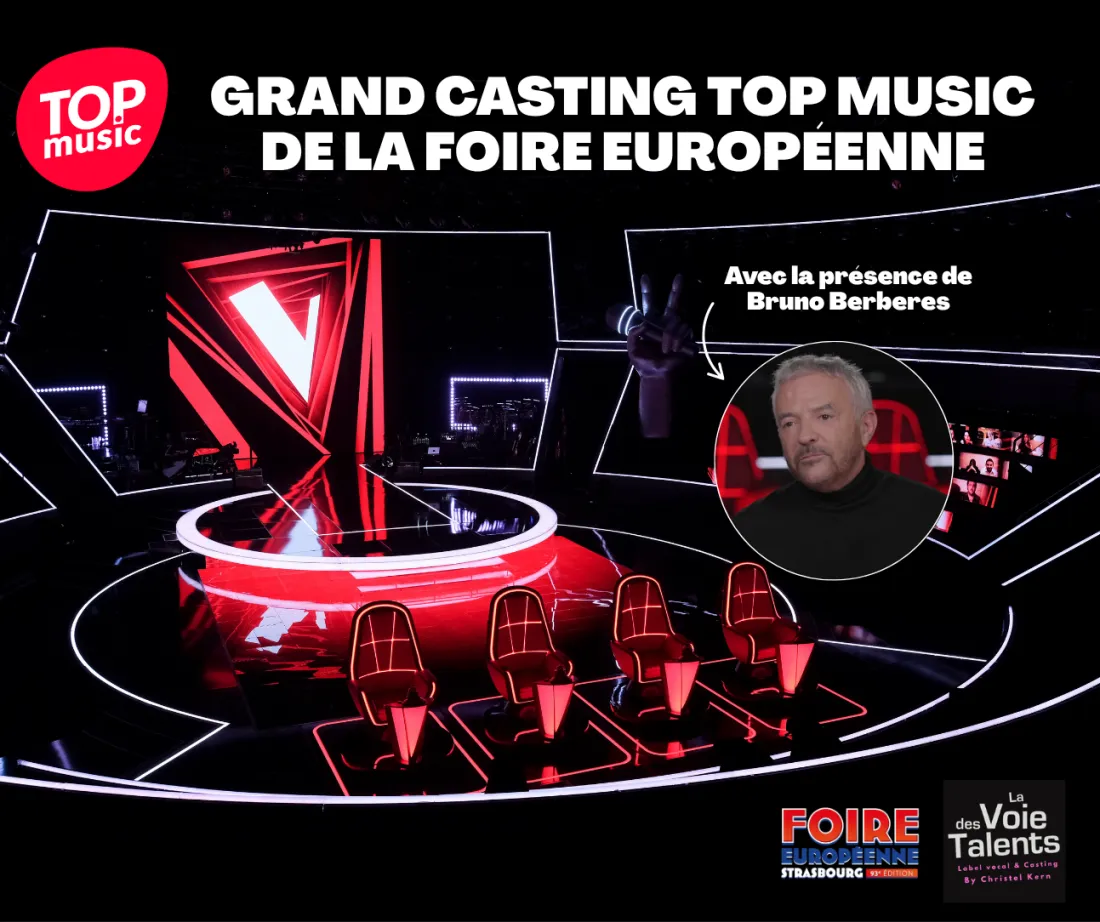 Grand casting Top Music de la Foire Européenne THE VOICE