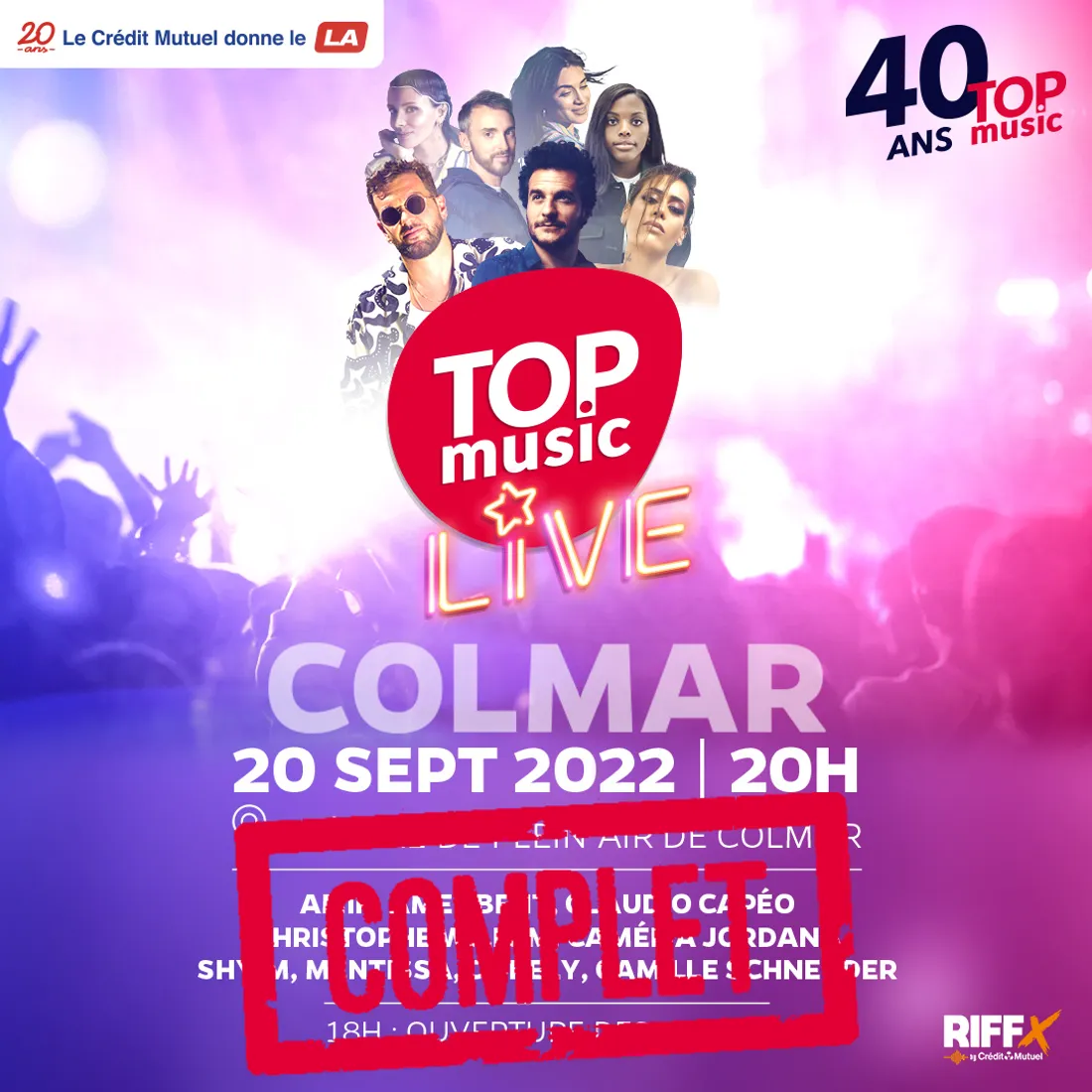 Le Top Music est complet à Colmar