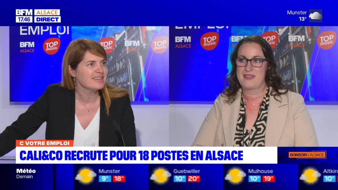 Esther Leloup, responsable RH de Cali & Co est l'invitée de "C Votre Emploi"