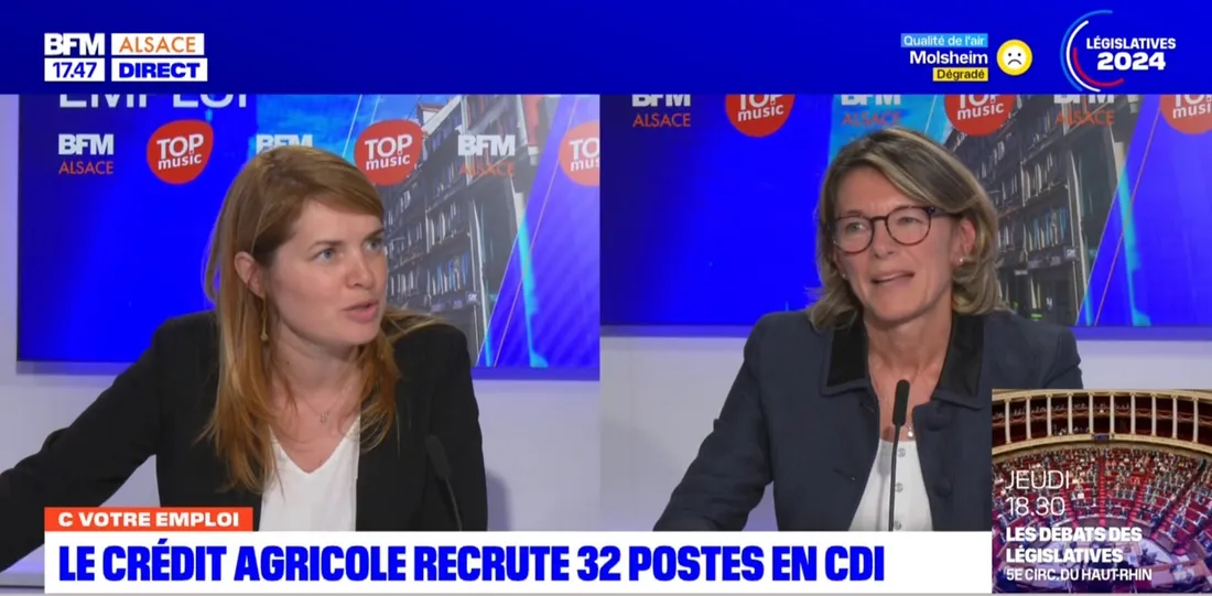 Valérie Sionnière, directrice des ressources humaines au Crédit Agricole Alsace Vosges