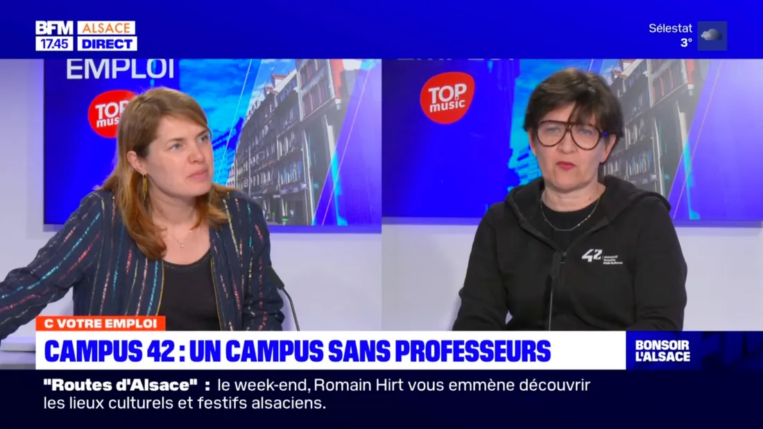 Caroline Porot, invitée de "C Votre Emploi" sur BFM Alsace