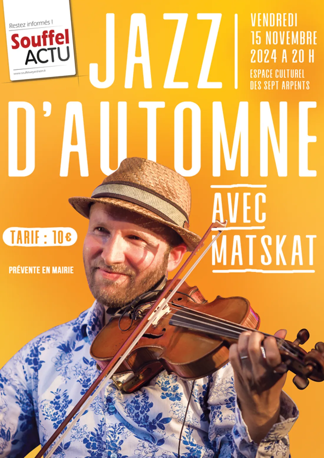 Soirée Jazz d’Automne souffelweyersheim