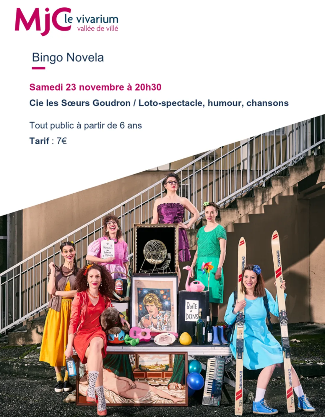 BINGO NOVELA - Cie Les Sœurs Goudron / Spectacle humour, chanson