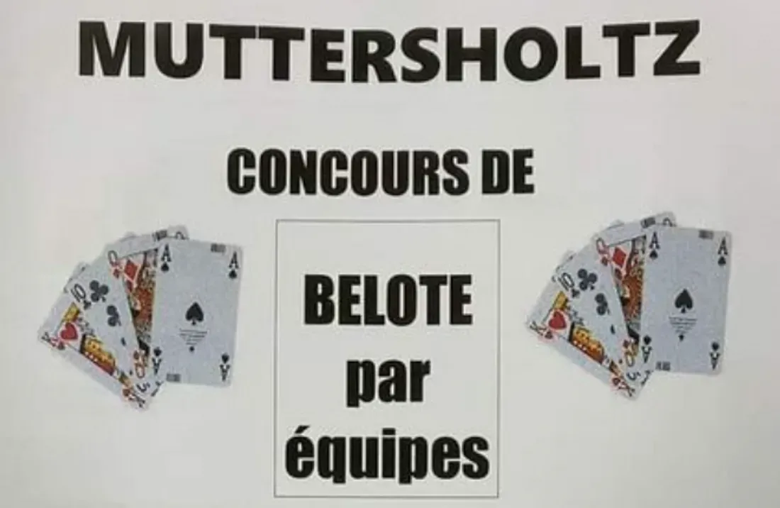 Concours de belote par équipes