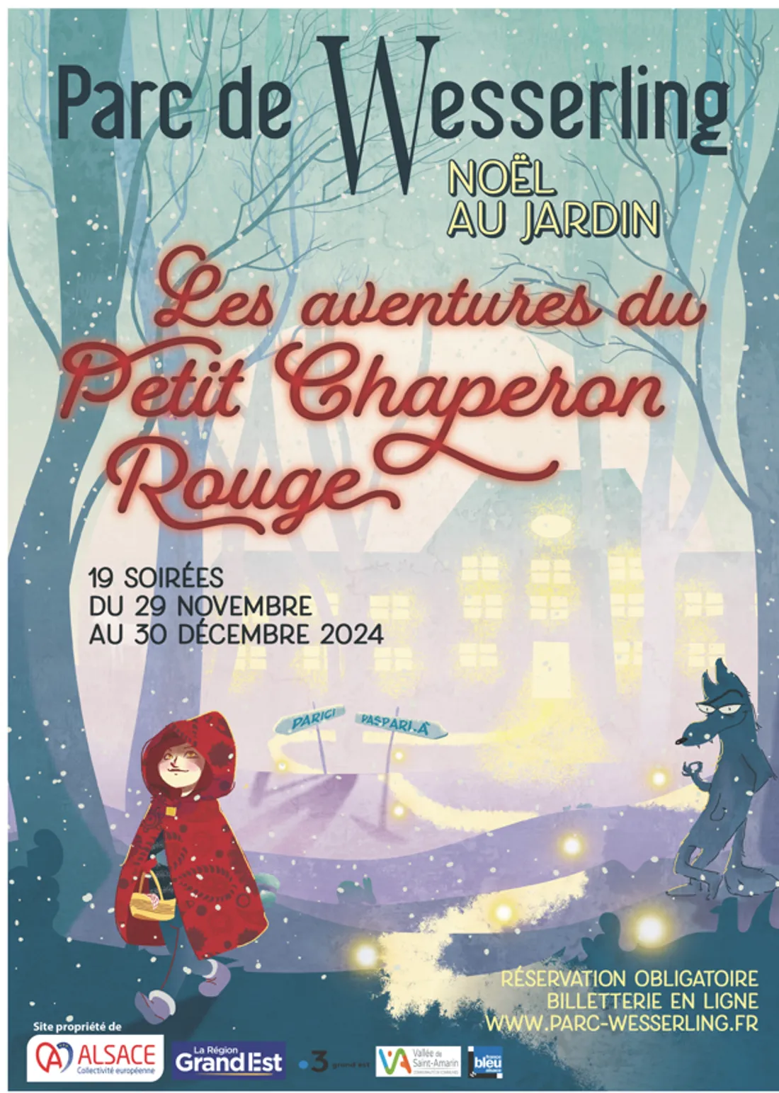 Noël au jardin - Les aventures du Petit Chaperon Rouge - Parc Wesserling