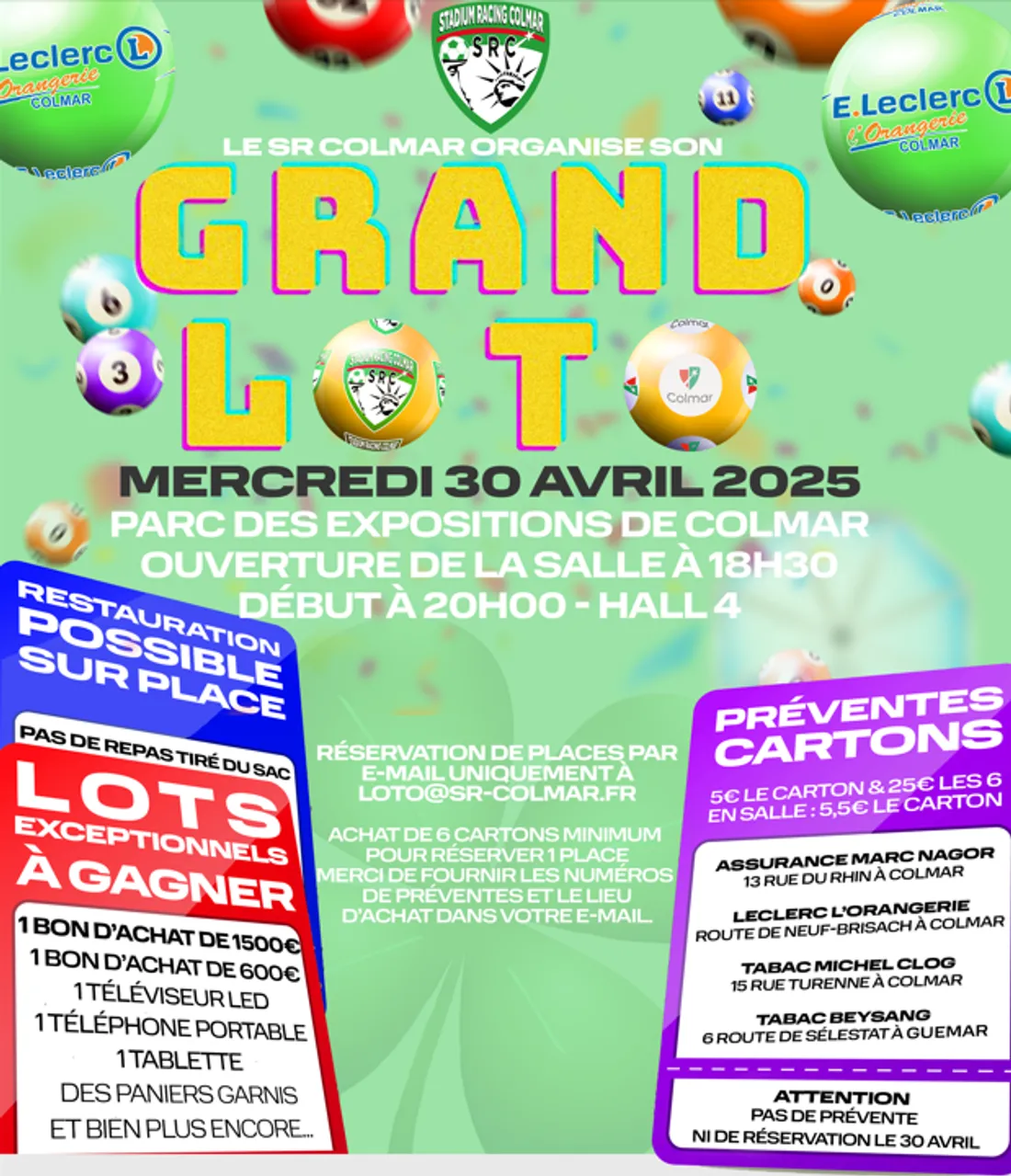 Grand loto SRC colmar
