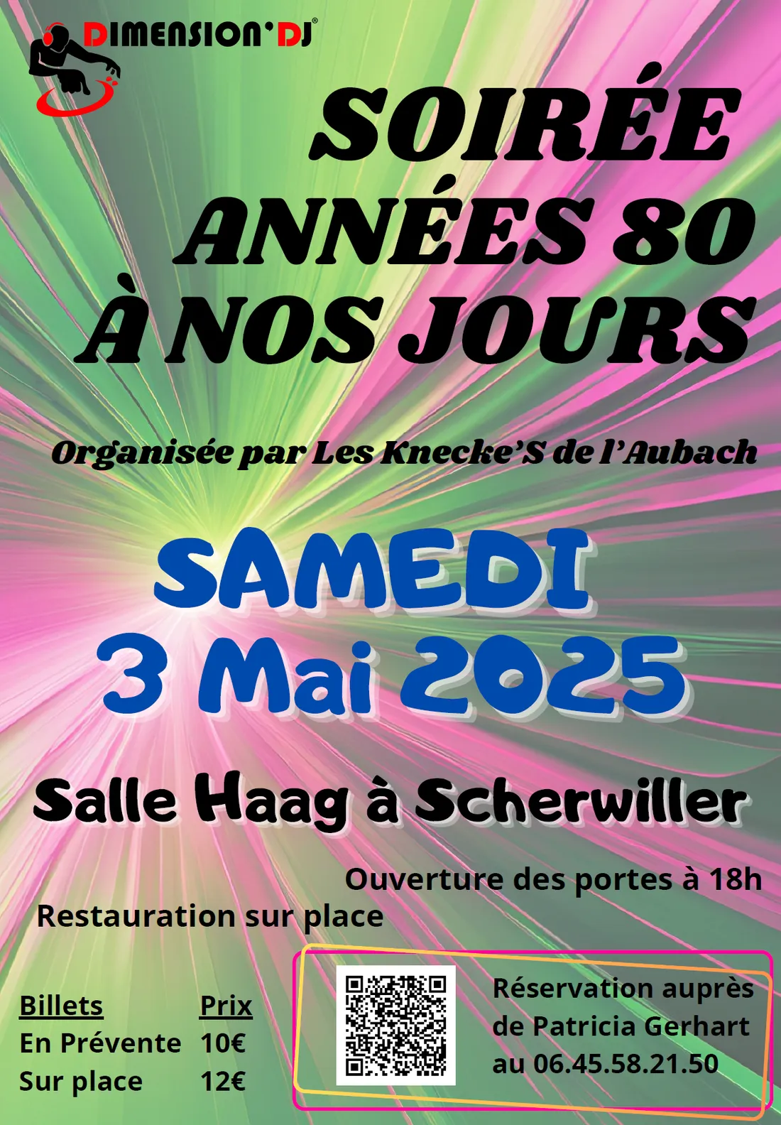 Soirée années 80 à nos jours scherwiller