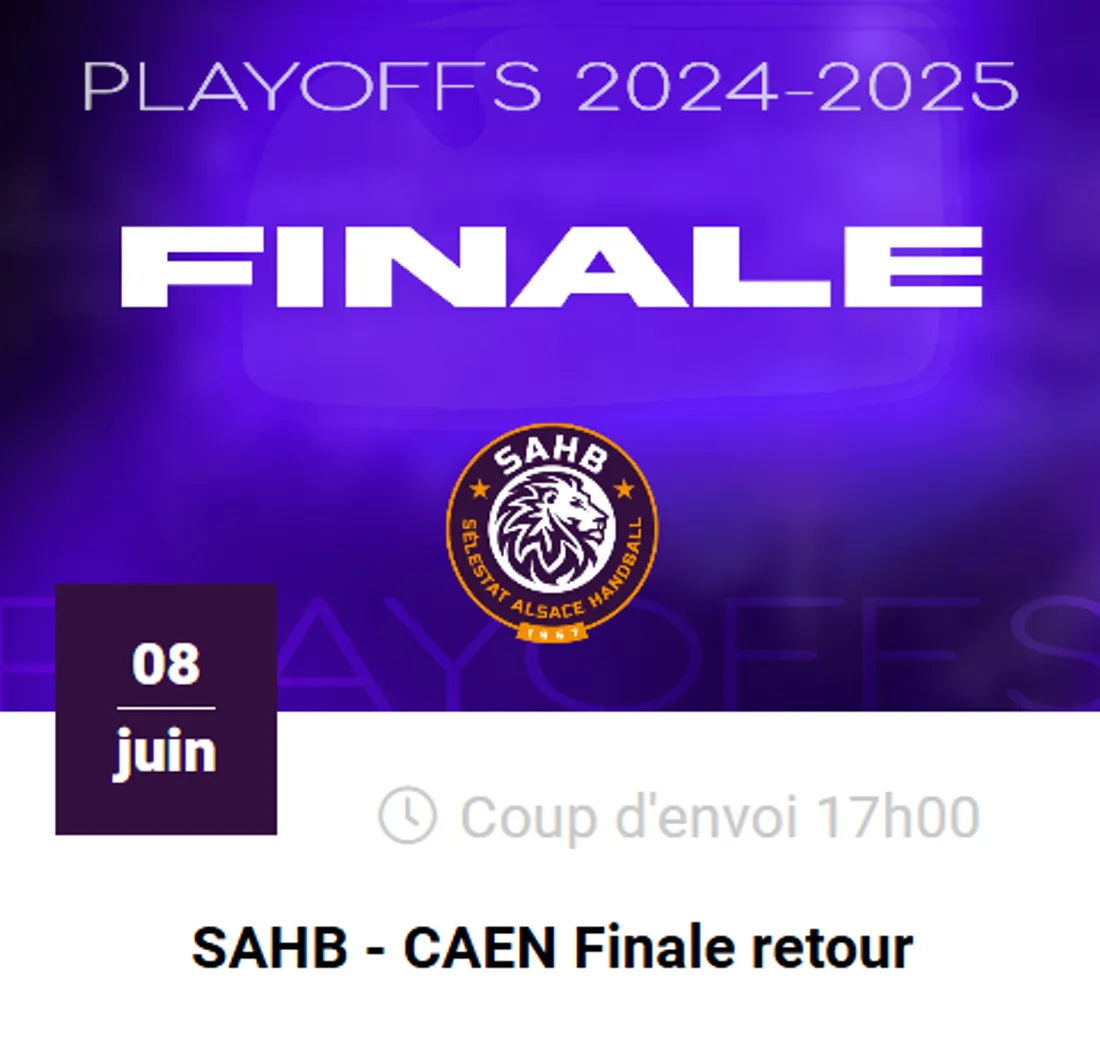 SAHB - CAEN Finale retour - Playoff 2024-2025