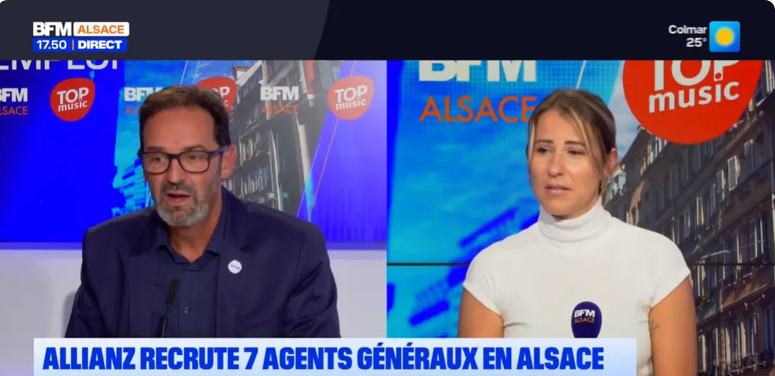 Michel Martinez, Délégué Régional Allianz Alsace-Moselle, sur BFM Alsace
