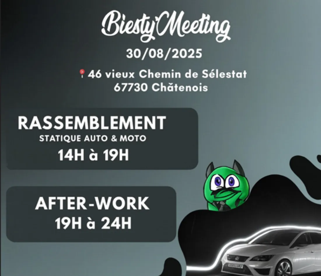 Rassemblement statique auto et moto - After work