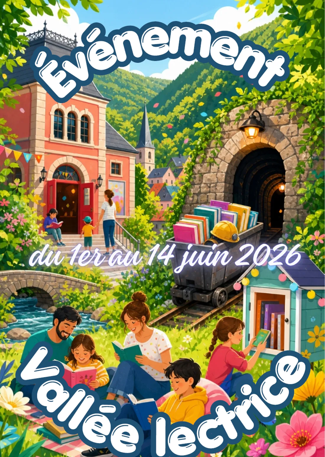 « La vallée lectrice ».