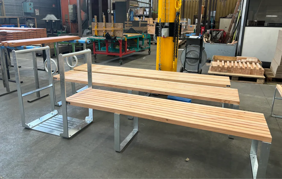 500 unités de mobilier urbain seront disposés sur le village olympique.