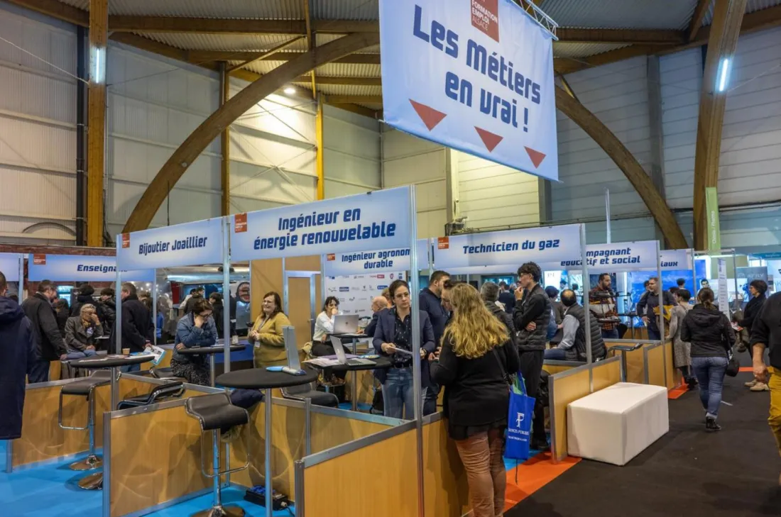 "Les métiers en vrai" est un pôle très apprécié des visiteurs du salon colmarien