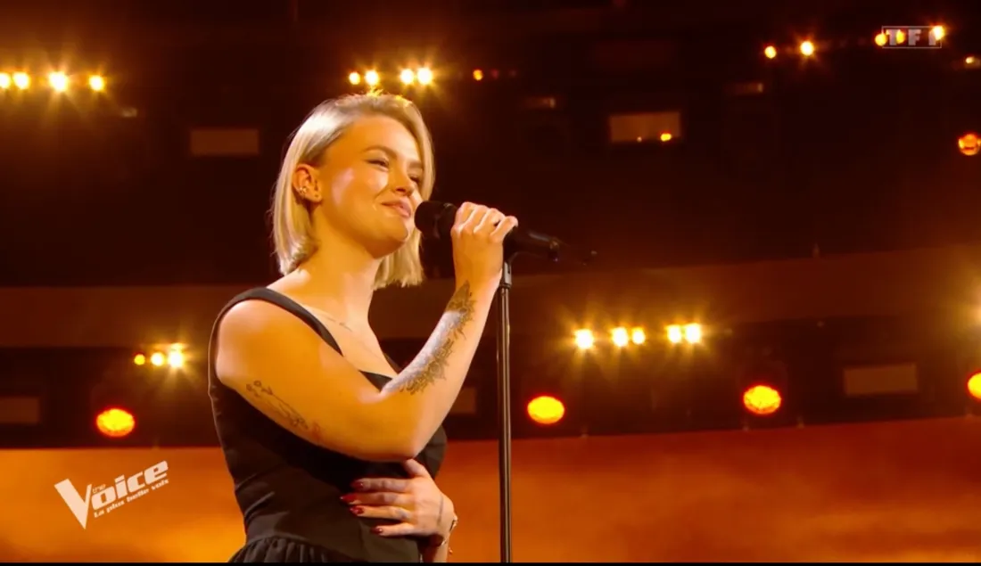 Charline lors des auditions à l'aveugle de The Voice